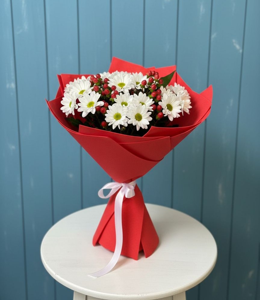 Букет цветов из: Хризантемы в Козельске