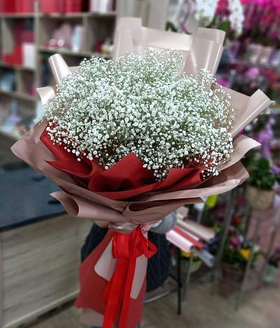 Букет цветов из: Гипсофила в Козельске
