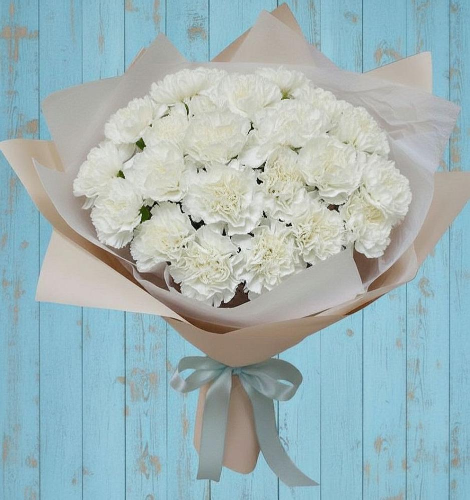 Букет цветов из: Гвоздики в Козельске