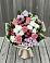 Букет цветов из: Альстромерии, Гвоздики, Розы и Хризантемы в Козельске