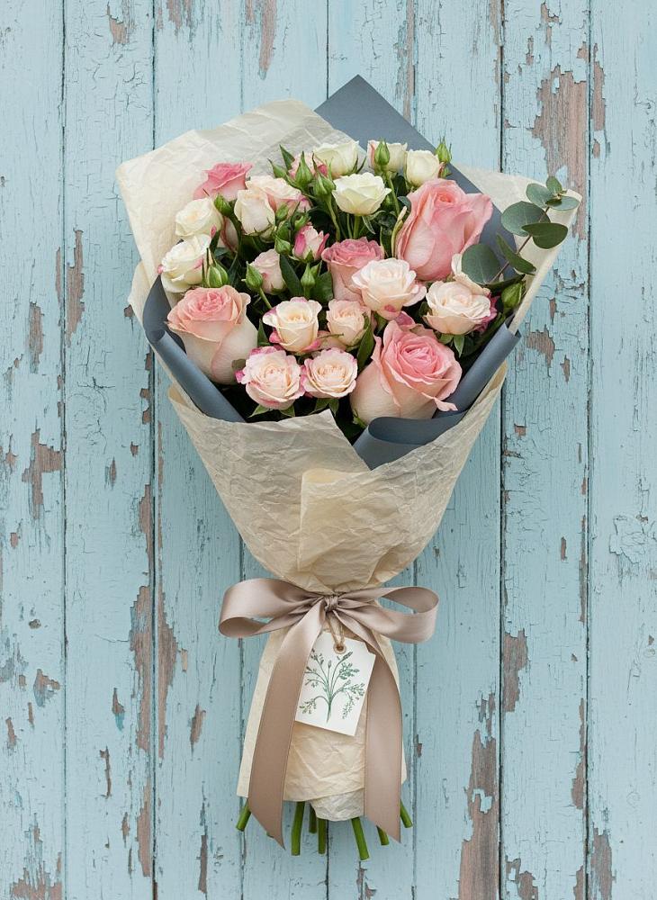 Букет цветов из: Розы в Козельске