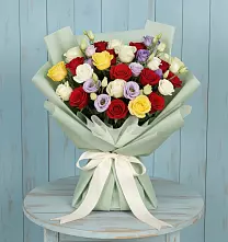 Букет цветов из:  Розы в Козельске