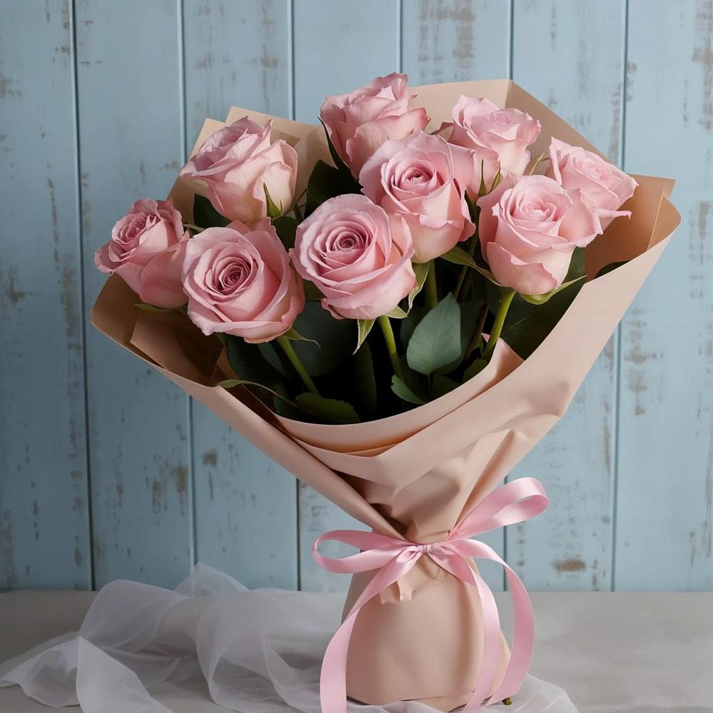 Букет цветов из: Розы в Козельске