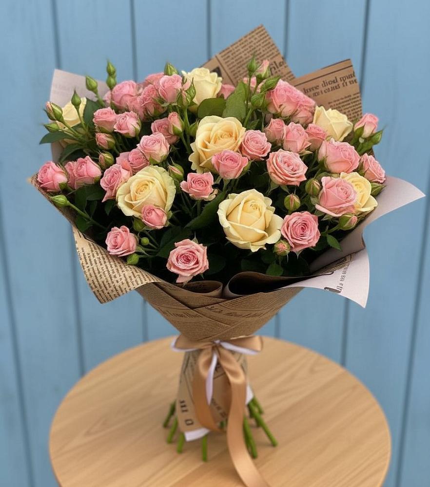 Букет цветов из: Розы в Козельске