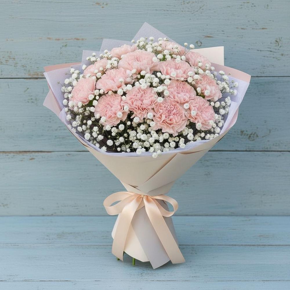 Букет цветов из: Гвоздики в Козельске