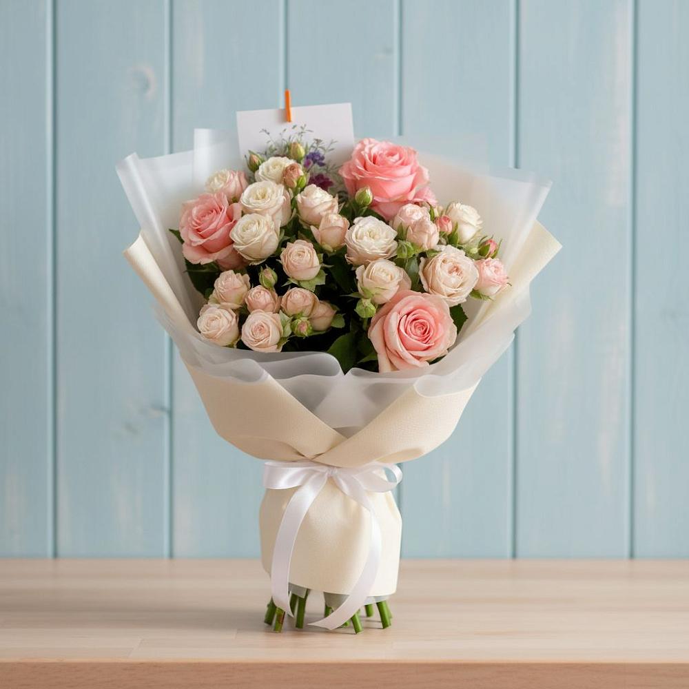 Букет цветов из: Розы в Козельске