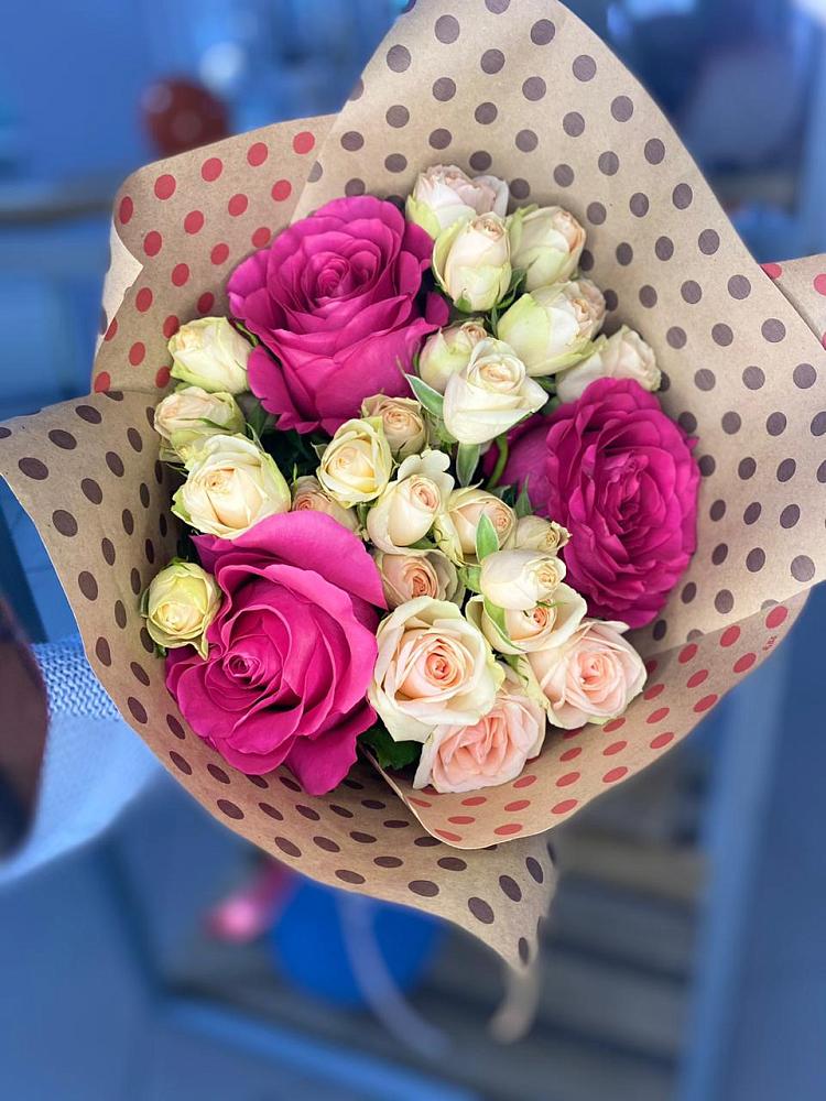 Букет цветов из: Розы в Козельске