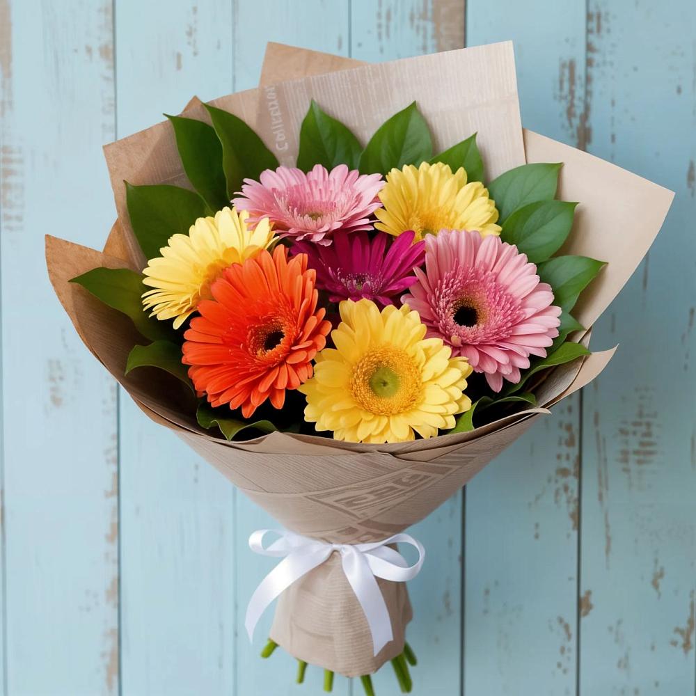 Букет цветов из: Герберы в Козельске