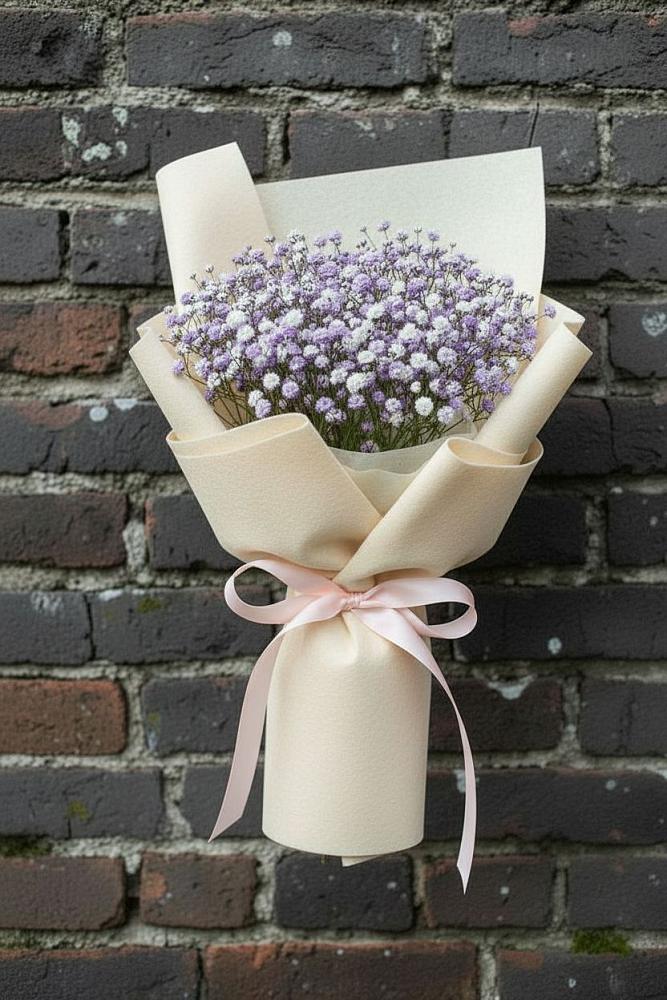 Букет цветов из: Гипсофила в Козельске