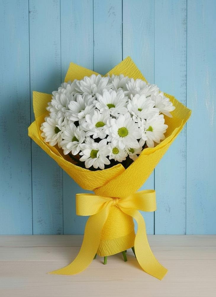 Букет цветов из: Хризантемы в Козельске