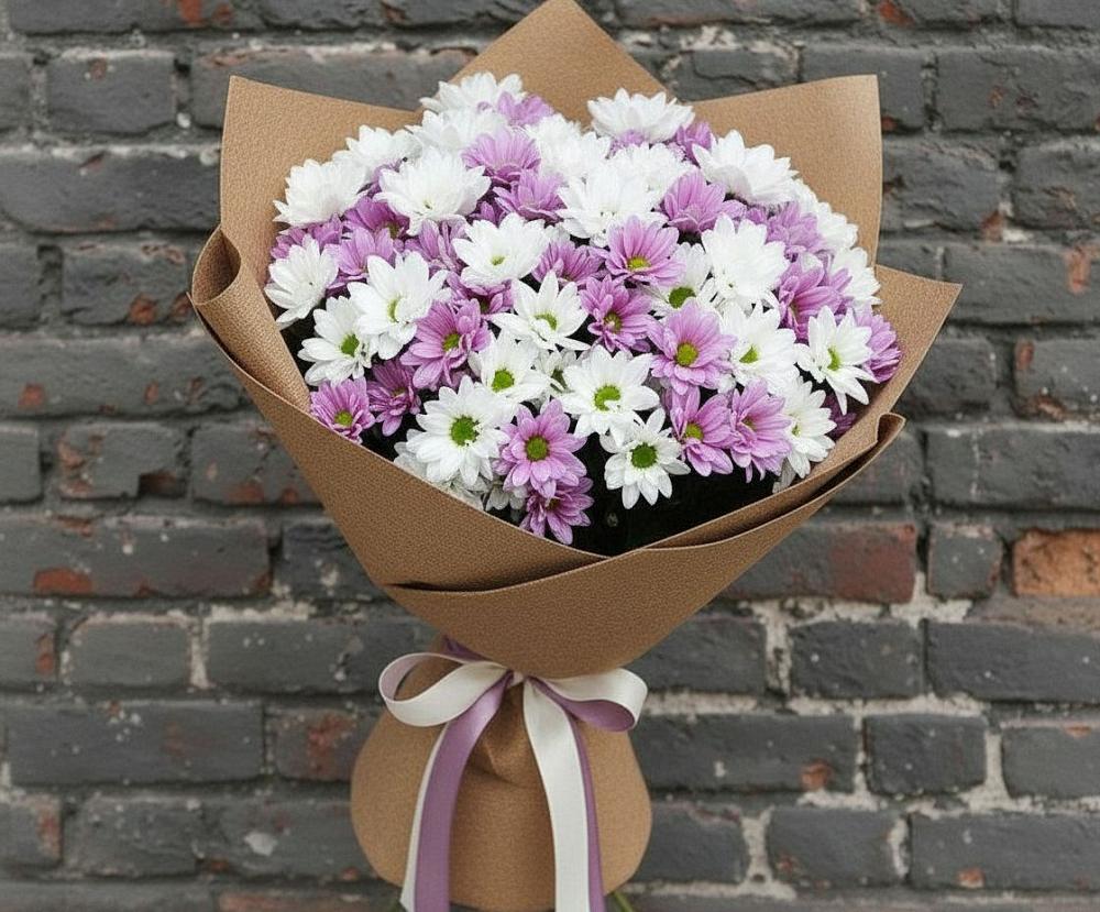 Букет цветов из: Хризантемы в Козельске