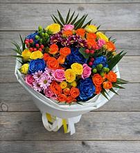 Букет цветов из:  Розы и Хризантемы в Козельске