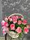 Цветочная композиция из Розы в корзине в Козельске