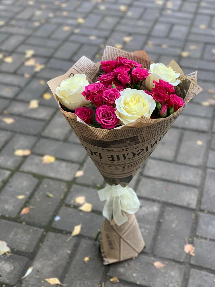 Букет цветов из: Розы в Козельске