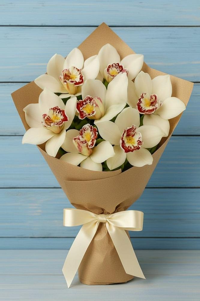 Букет цветов из: Орхидеи и Розы в Козельске